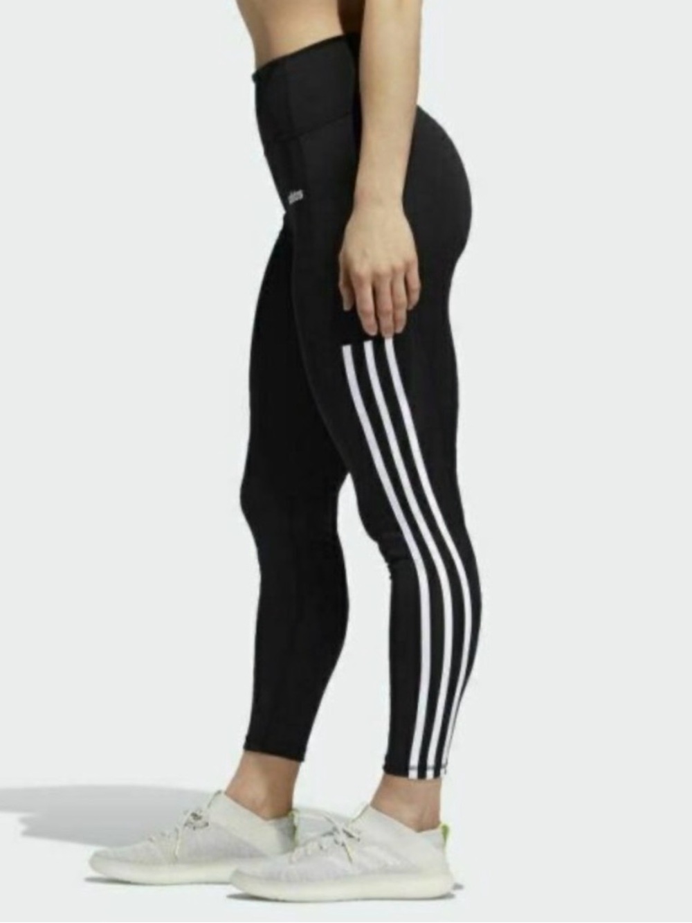 Adidas Aeroready High Rise 7/8 Athletic Women's 3-Stripe (MEDIUM)